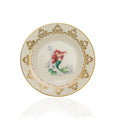 Fine bone china plate with gold rim and Ariel mermaid artwork