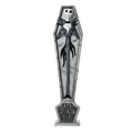 Fine bone china Jack Skellington figurine, coffin-shaped with skull head