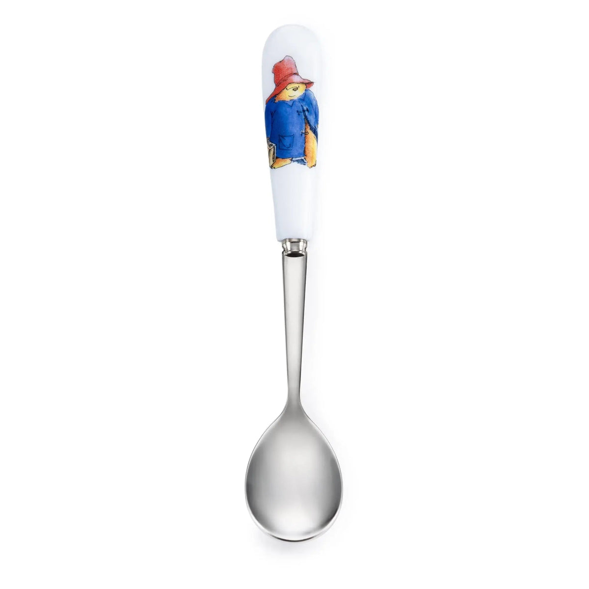 Fine bone china spoon with Paddington character print on white handle