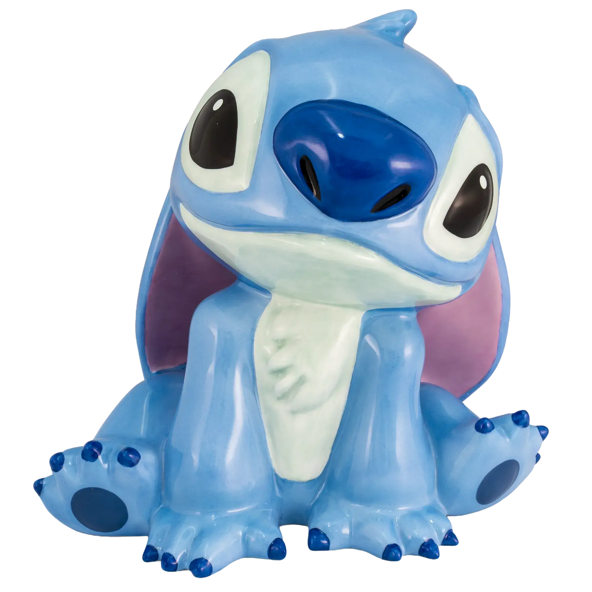 Blue Stitch fine bone china figurine with big ears and open-mouth grin
