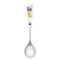 Fine bone china spoon with floral Belle motif and silver handle end
